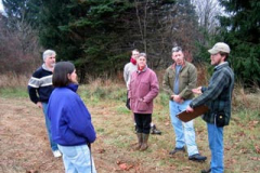 Tim Morris speaking to the group about the aquisition 11/21/204