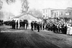 WW I - E Mill Road - Looking at the Center of Town