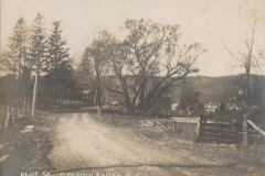 Mill St. (Now East Mill Rd)  heading to center of town