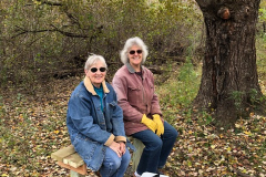 Caryl Brackenridge & Chris Steffan take a well deserved break